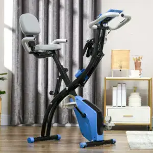 Elite Folding Magnetic Upright Exercise Bike