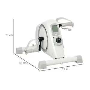 Elite Mini Pedal Exerciser – Magnetic Under Desk Bike for Home