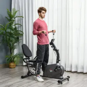 Premium HOMCOM Recumbent Exercise Bike