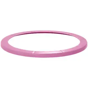 SPORTNOW 10FT Trampoline Spring Cover, Plastic Trampoline Pad Replacement with Elastic Cord, Waterproof, UV Resistant and Tear-Resistant, Pink