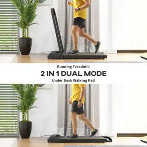 2.5HP Walking Pad Treadmill with LED Display for Home & Office