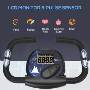 Premium Home, School & Office Foldable Exercise Bike with 8-Level Magnetic Resistance