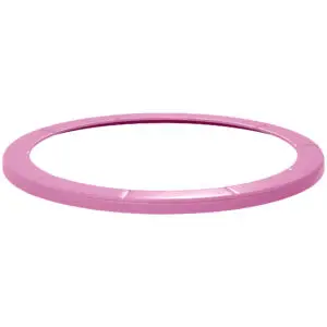 SPORTNOW 8FT Trampoline Spring Cover, Plastic Trampoline Pad Replacement with Elastic Cord, Waterproof, UV Resistant and Tear-Resistant, Pink