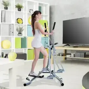 Compact Elliptical Cross Trainer for Home With LCD Display