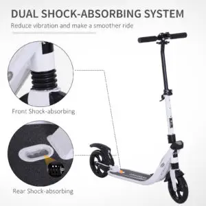 Elite Foldable Scooter – Superior Suspension Shock
