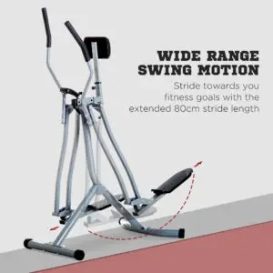 Compact Elliptical Cross Trainer for Home With LCD Display Motion