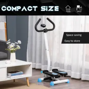 Elite Adjustable Resistance Step Machine with LCD Screen – HOMCOM