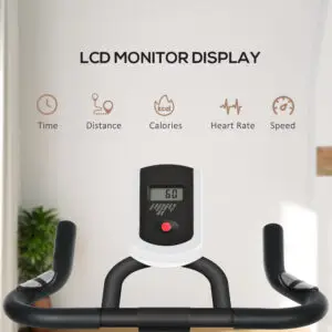 Elite Series 8KG Flywheel Belt Driven Indoor Spin Bike For Home & Office Gyms