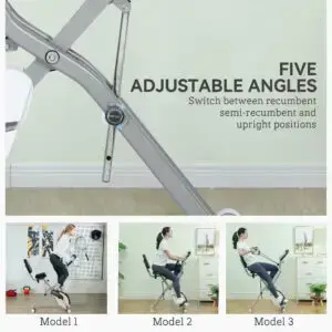 Elite Exercise Bike with 8KG Flywheel for Home, Office & Schools – SPORTNOW (White)