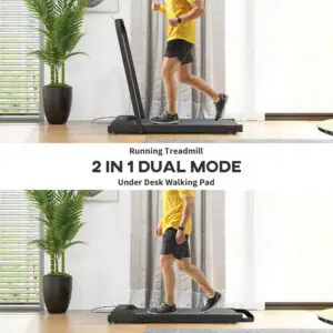 2.5HP Foldable Walking Pad Treadmill with LED Display for Home & Office Use