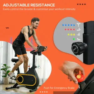 Elite Heavyweight 10KG Magnetic Flywheel Belt Driven Indoor Spin Bike