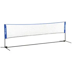 SPORTNOW 4m Badminton Net, Height Adjustable Outdoor Sports Net, with Carry Bag, for Tennis, Pickleball, Volleyball, Blue