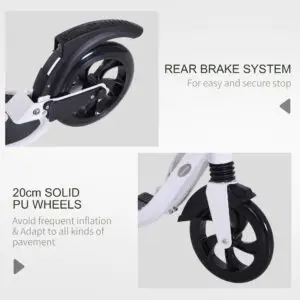 Elite Foldable Scooter – Superior Suspension Brake