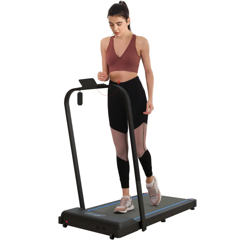 2.5HP Foldable Walking Pad Treadmill with LED Display for Home & Office Use