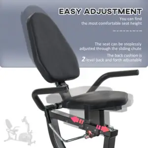 Premium HOMCOM Recumbent Exercise Bike