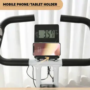 Folding Magnetic Upright Exercise Bike with Pulse Sensors