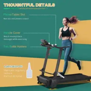 Premium 2.5HP Foldable Walking Pad Treadmill with LED Display