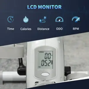Elite Mini Pedal Exerciser – Magnetic Under Desk Bike for Home