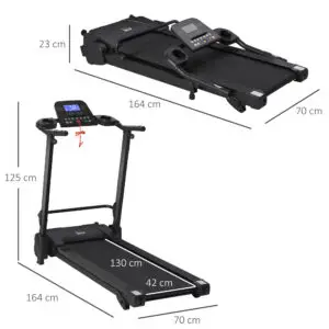 Premium 2.5HP Foldable Walking Pad Treadmill with LED Display