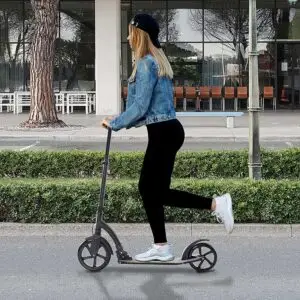 Reinforced Folding Stunt Scooter Teens & Adults Dual Suspension Girl