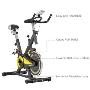 Elite Upright Exercise Bike with 10KG Flywheel