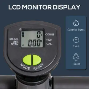 Elite Adjustable Resistance Step Machine with LCD Screen