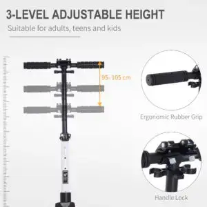 Elite Foldable Scooter – Superior Suspension Height