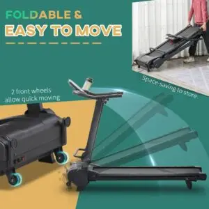 Premium 2.5HP Foldable Walking Pad Treadmill with LED Display