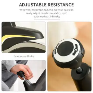 Elite Upright Exercise Bike with 10KG Flywheel