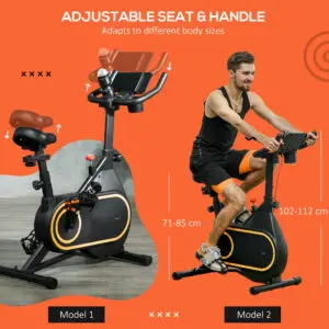 Elite Heavyweight 10KG Magnetic Flywheel Belt Driven Indoor Spin Bike