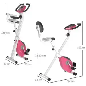 Home & Office Foldable Exercise Bike HOMCOM