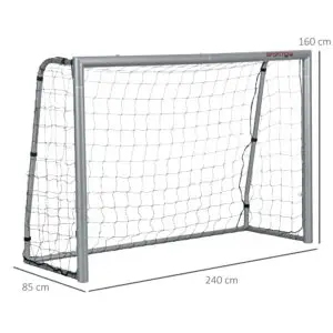8×5ft Elite Foldable Football Goal Size