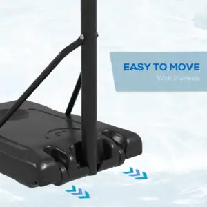 7ft Basketball Hoop with Wheels – SPORTNOW Court Edition