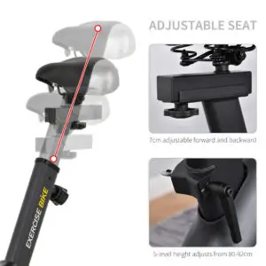 Elite Upright Exercise Bike with 10KG Flywheel