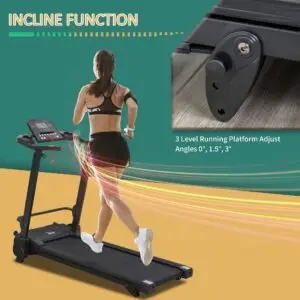 Premium 2.5HP Foldable Walking Pad Treadmill with LED Display
