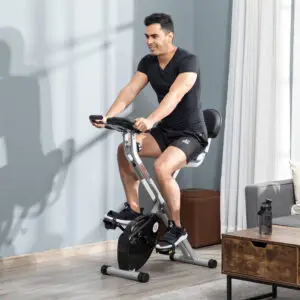 Premium Home, School & Office Foldable Exercise Bike with 8-Level Magnetic Resistance