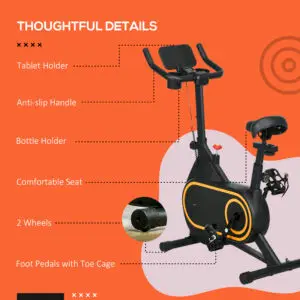 Elite Heavyweight 10KG Magnetic Flywheel Belt Driven Indoor Spin Bike