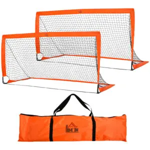 6x3ft Elite Foldable Football Goal Set of 2