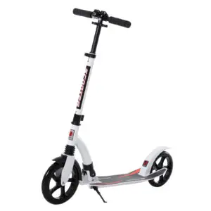 Premium Folding Stunt Scooter – Alpine White
