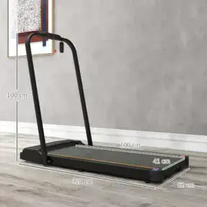 2.5HP Walking Pad Treadmill with LED Display for Home & Office