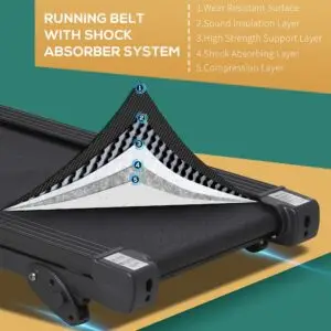 Premium 2.5HP Foldable Walking Pad Treadmill with LED Display