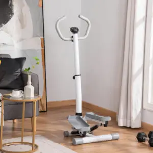 Elite Adjustable Step Machine with LCD Screen & Handlebar