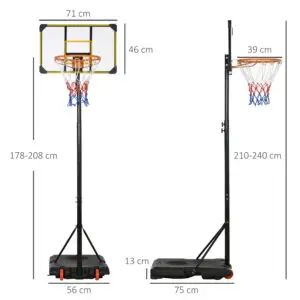 7ft Pro-Grade Basketball Hoop – Outdoor Performance Series