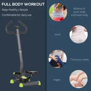 Elite Adjustable Resistance Step Machine with LCD Screen