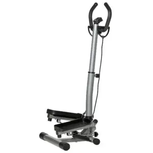 Compact Adjustable Step Machine with LCD Monitor & Handlebar