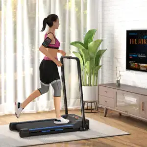 Compact Electric Folding Treadmill for Home & Office