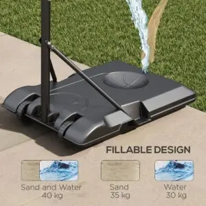 6.9ft Adjustable Basketball Hoop System – SPORTNOW