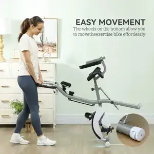 Elite Exercise Bike with 8KG Flywheel for Home, Office & Schools – SPORTNOW (White)