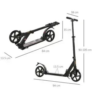 Premium Foldable Scooter – Elite Suspension & 200 mm Wheels Size