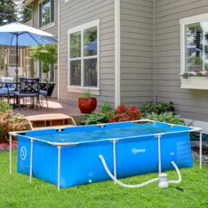 Premium 8ft x 5ft Steel Frame Above Ground Swimming Pool